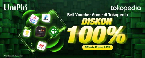 Mega Diskon 100% – Beli Voucher Game di Tokopedia, dan Klaim Diskonnya!